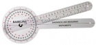 Baseline 360 degree clear plastic goniometer, 12 inches